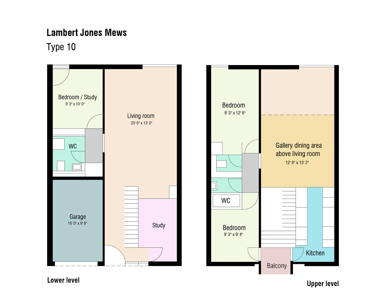 Lambert Jones Mews House Plans Barbican Living