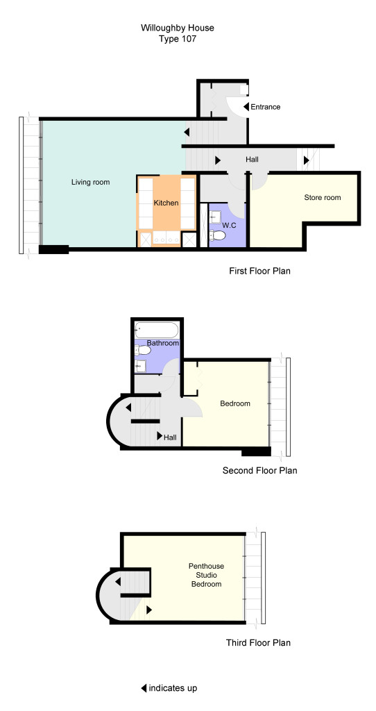 Willoughby House Flat Plans | BARBICAN LIVING