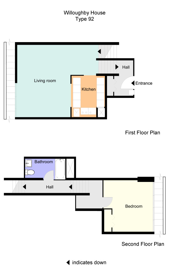 Willoughby House Flat Plans | BARBICAN LIVING